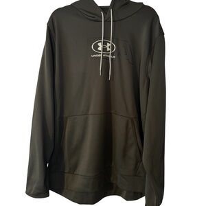 NWOT Under Armour Men's Dark Olive  Army Green Hoodie